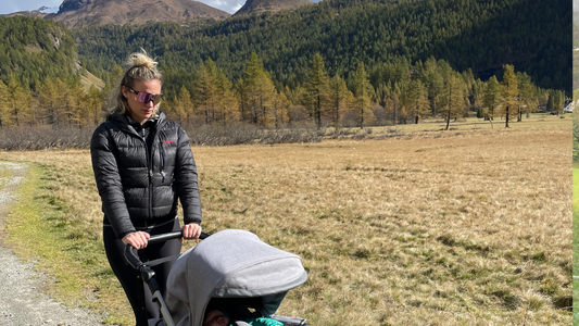 Giro del piano di Devero apassodimamma con bimbo in passeggino